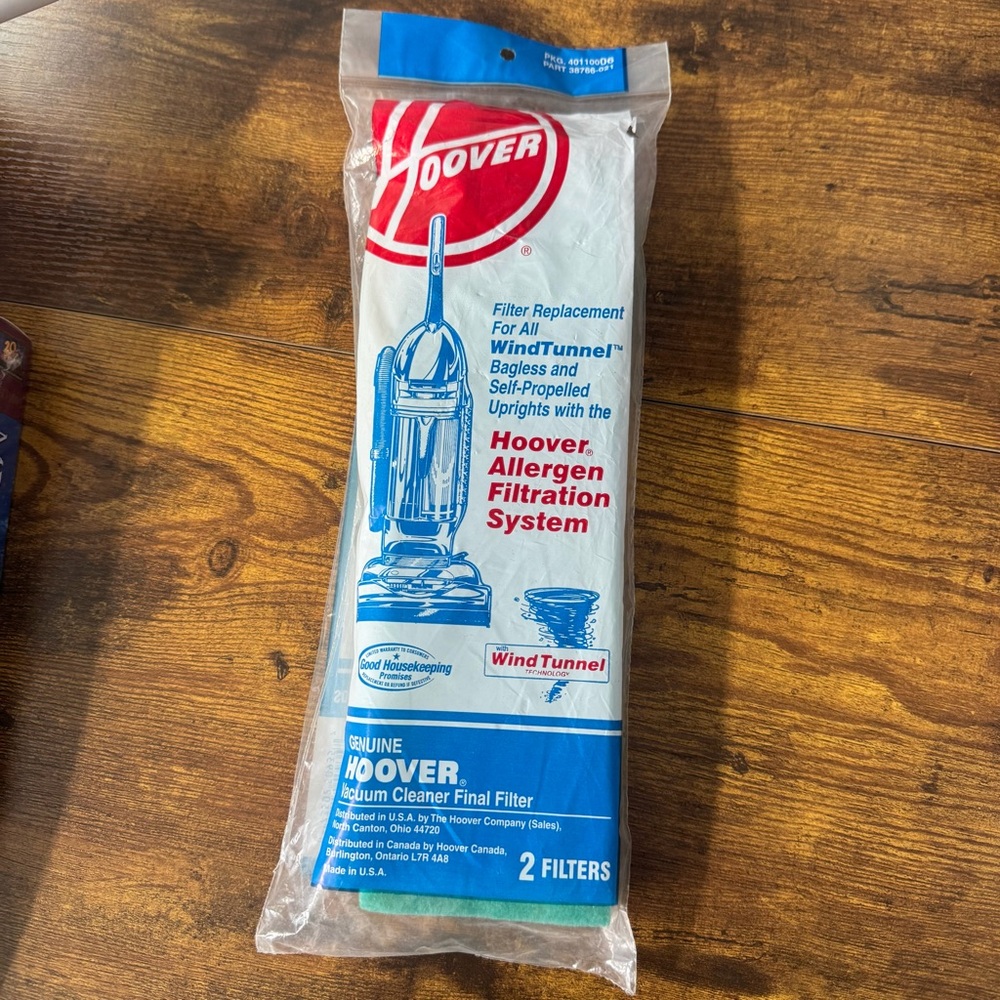 Genuine Hoover WindTunnel Final Filter 2 Pack‎ 38766-021 OEM USA